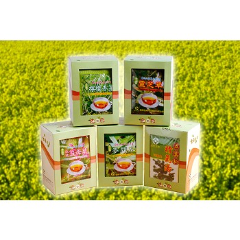 Lemongrass tea, Aneilema Keisak Hass tea, Leonurus sibiricus tea, Liriope spicata Lour tea, Taiwan W