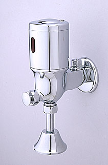 Electronic urinal flush valve