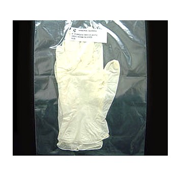Powder free vinyl elastic gloves