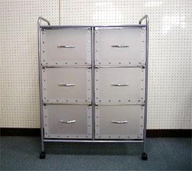 3 TIERS RACK/6 DRAWERS TWIN STYLE